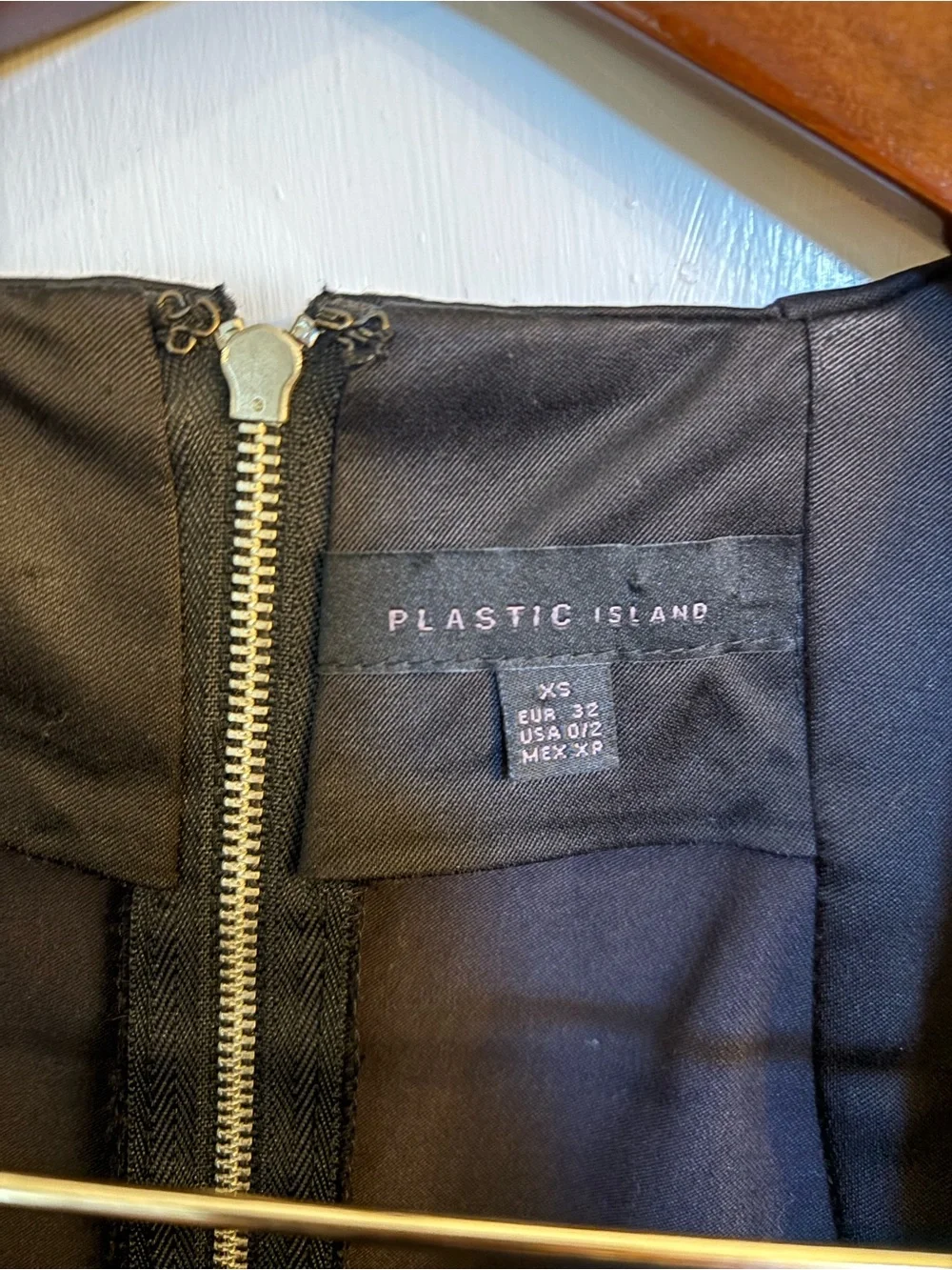 Plastic Island Classic Black Mini Sheath Dress - Picture 2 of 10